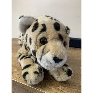 Toys R Us Animal Alley Plush Leopard Cheetah Cat 17” Stuffed Animal Vintage